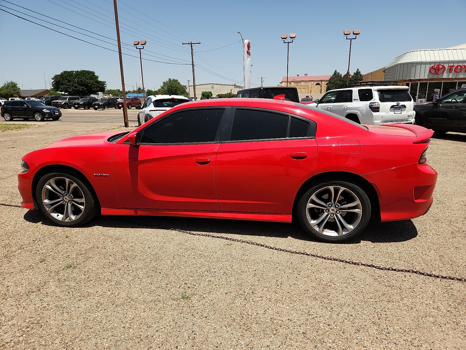 Used 2021 Dodge Charger R/T with VIN 2C3CDXCT7MH574164 for sale in Clovis, NM
