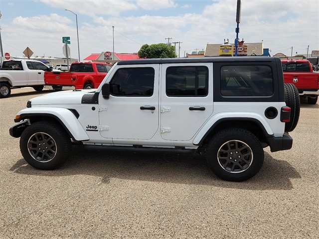 Used 2021 Jeep Wrangler Unlimited 80TH with VIN 1C4HJXDN0MW560473 for sale in Clovis, NM