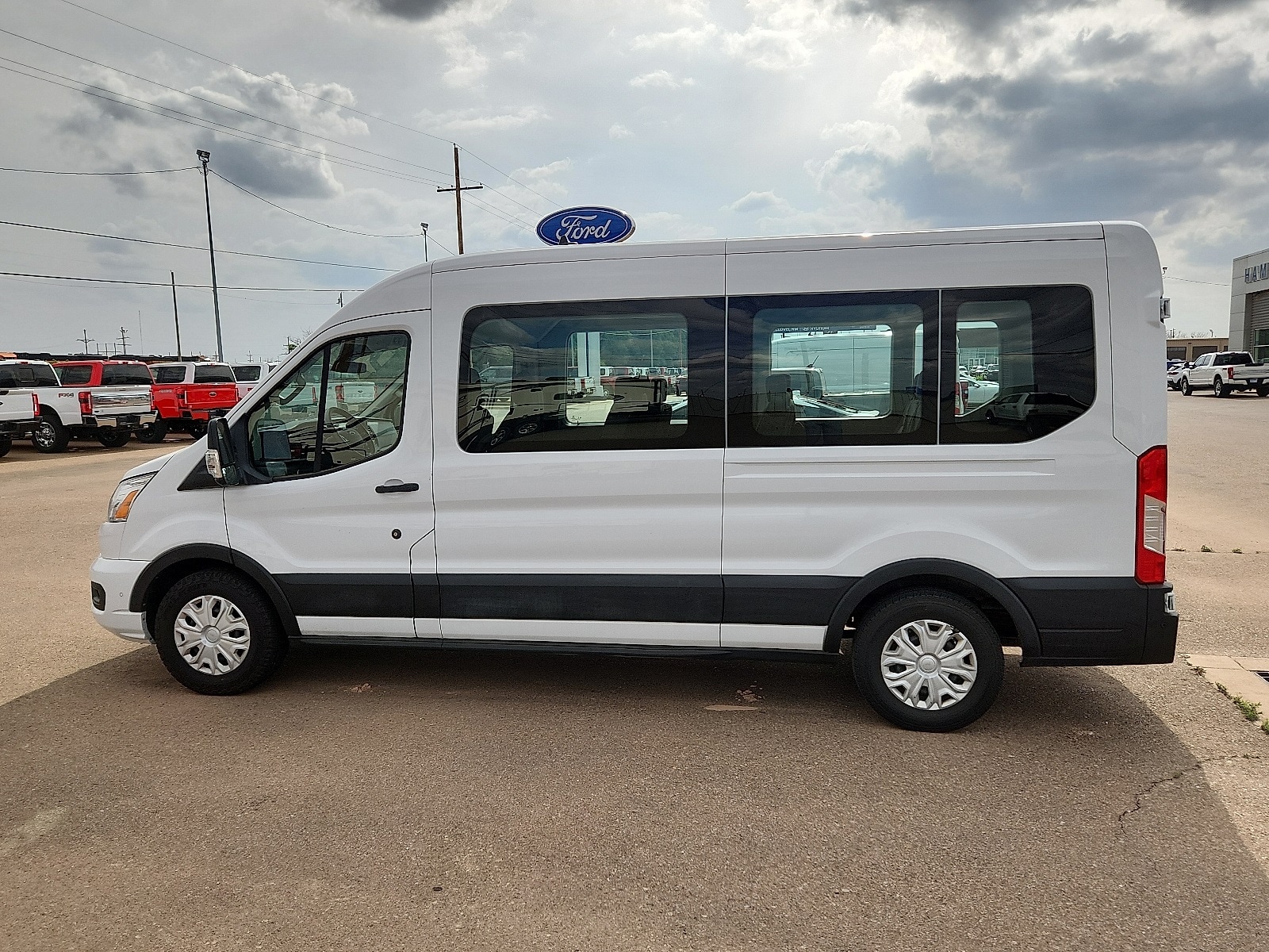 Used 2021 Ford Transit Passenger Van XLT with VIN 1FBAX2C8XMKA31204 for sale in Clovis, NM