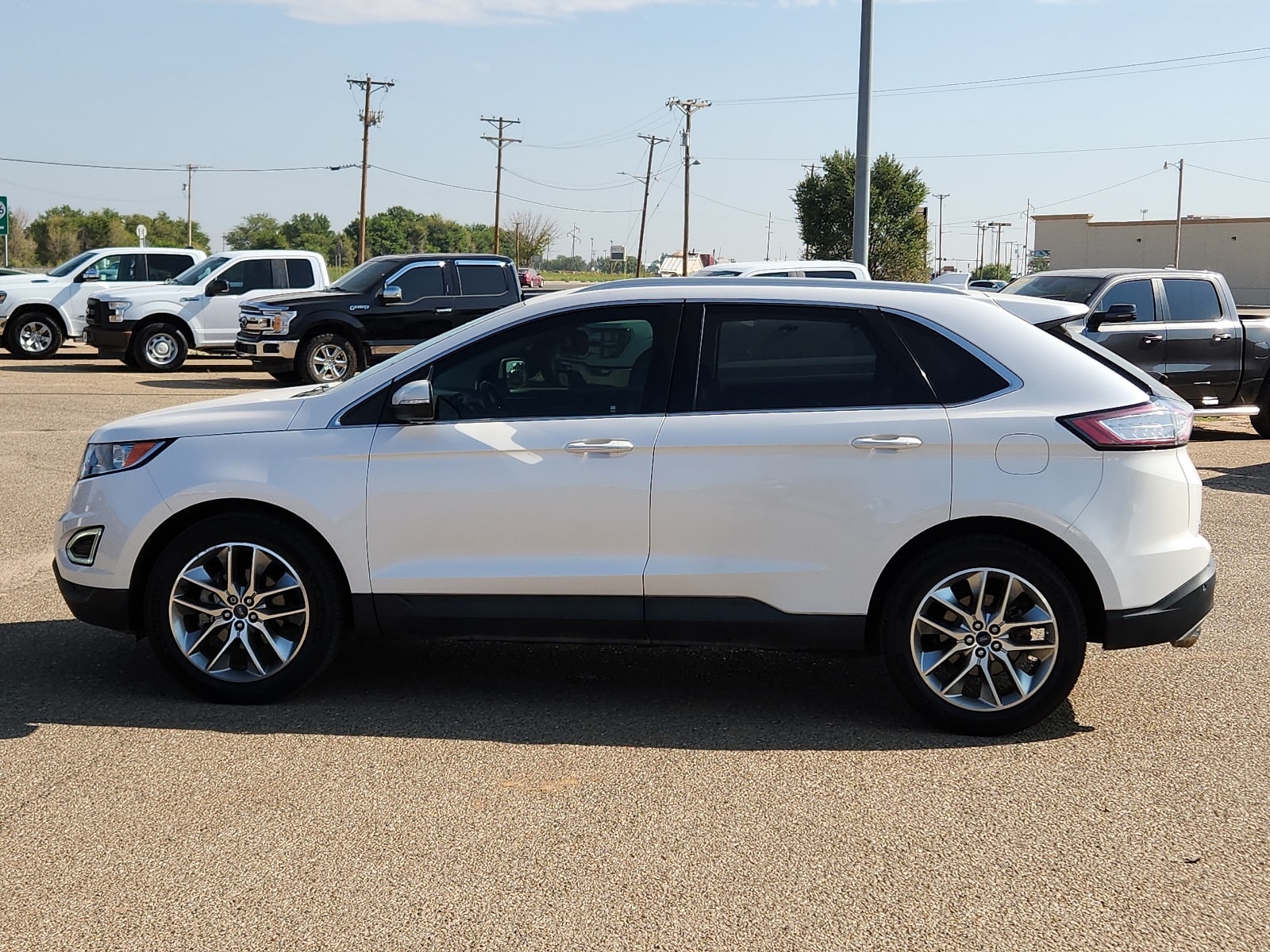 Used 2018 Ford Edge Titanium with VIN 2FMPK3K9XJBB51235 for sale in Portales, NM