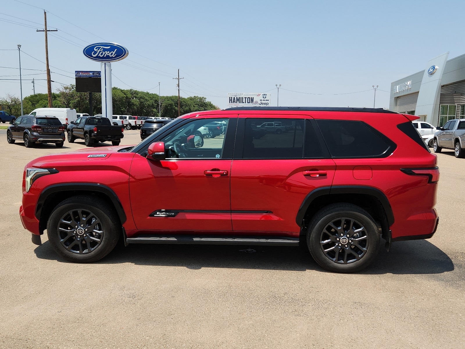 Used 2023 Toyota Sequoia Platinum with VIN 7SVAAABA5PX007367 for sale in Portales, NM