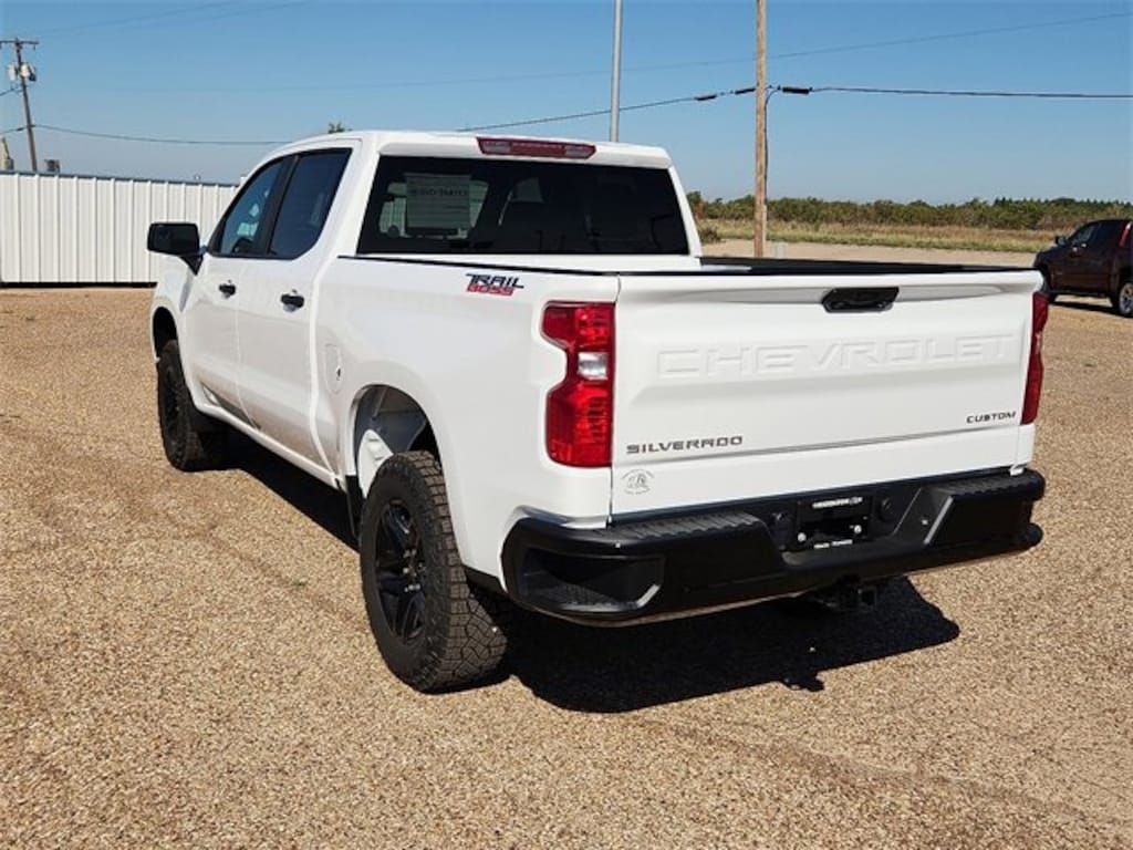 New 2025 Chevrolet Silverado 1500 Custom Trail Boss Truck Crew Cab