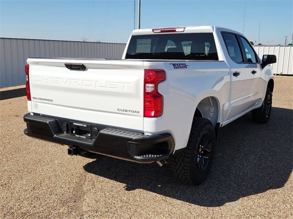 New 2025 Chevrolet Silverado 1500 Custom Trail Boss Truck Crew Cab