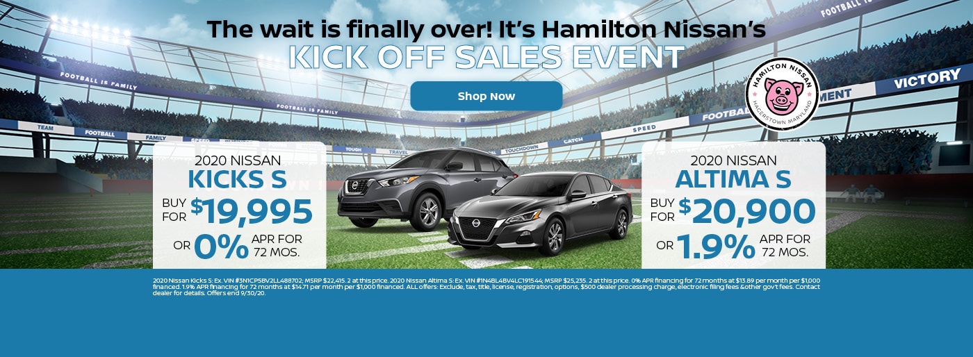 Hamilton Nissan New Nissan & Used Cars in Hagerstown, MD