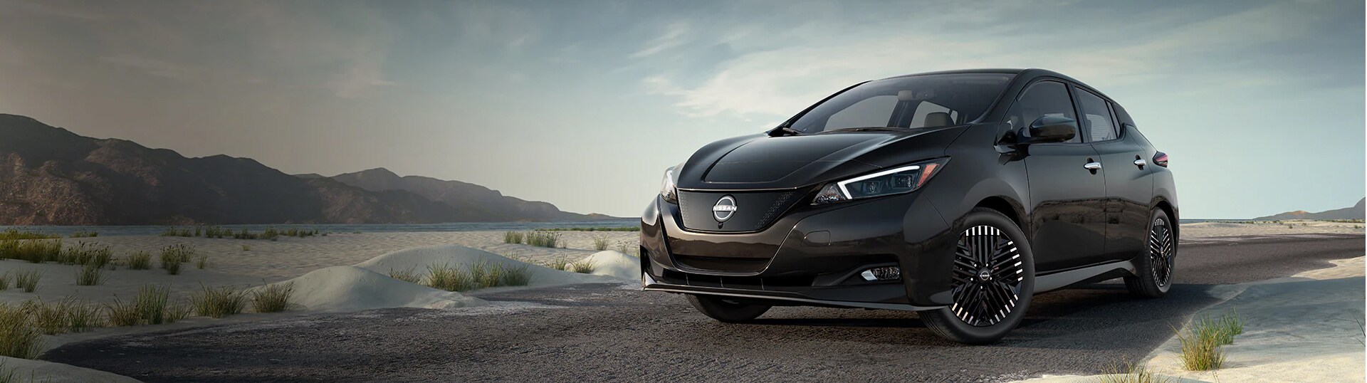 Nissan on the beach