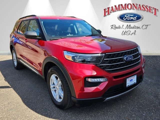 Certified 2021 Ford Explorer XLT with VIN 1FMSK8DH4MGA75665 for sale in Madison, CT