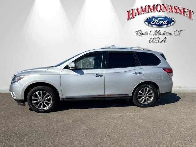 Used 2013 Nissan Pathfinder SL with VIN 5N1AR2MM0DC628272 for sale in Madison, CT