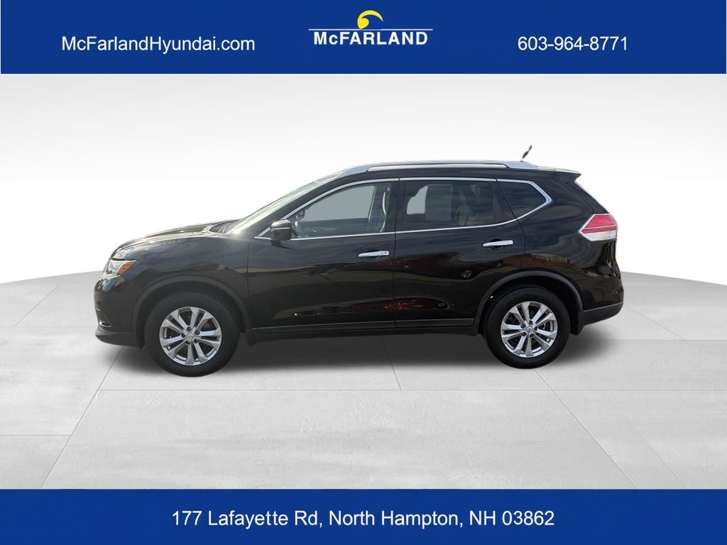 Used 2015 Nissan Rogue SV with VIN KNMAT2MVXFP556507 for sale in North Hampton, NH