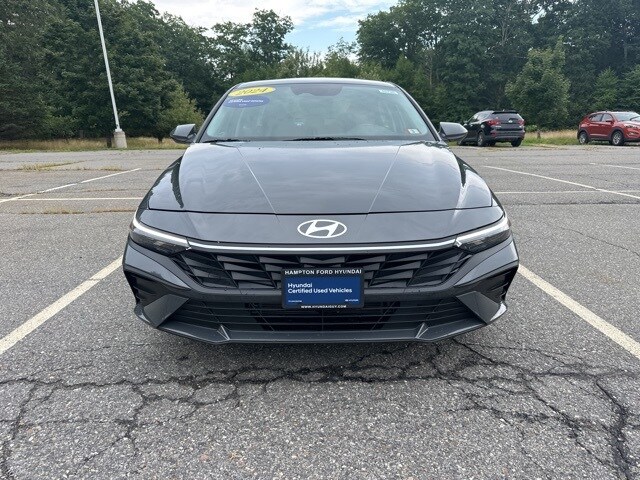 Certified 2024 Hyundai Elantra Blue with VIN KMHLM4DJ0RU094250 for sale in North Hampton, NH