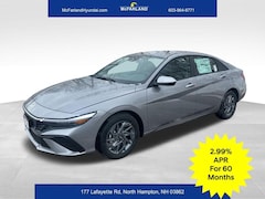 2026 Hyundai Elantra Hybrid Blue Sedan