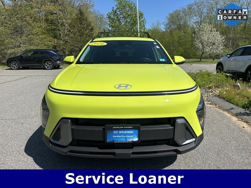 Certified 2024 Hyundai Kona SEL with VIN KM8HCCAB7RU150863 for sale in North Hampton, NH