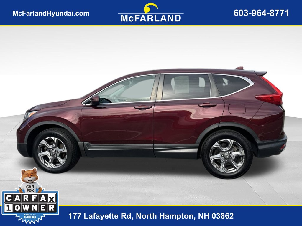 Used 2017 Honda CR-V EX-L with VIN 5J6RW2H85HL006313 for sale in North Hampton, NH