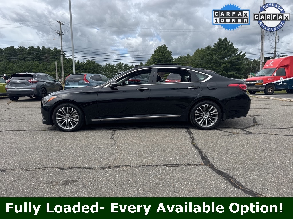 Used 2015 Hyundai Genesis Base with VIN KMHGN4JE9FU074113 for sale in North Hampton, NH