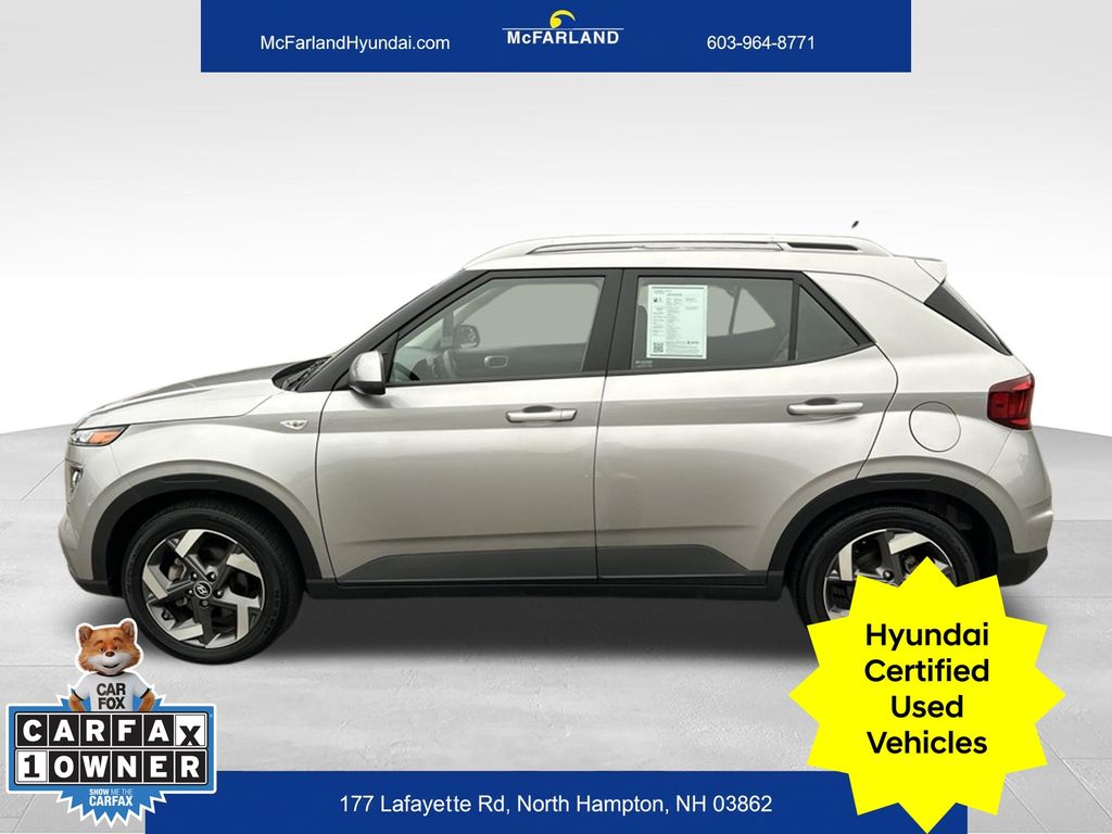Certified 2023 Hyundai Venue SEL with VIN KMHRC8A37PU260013 for sale in North Hampton, NH