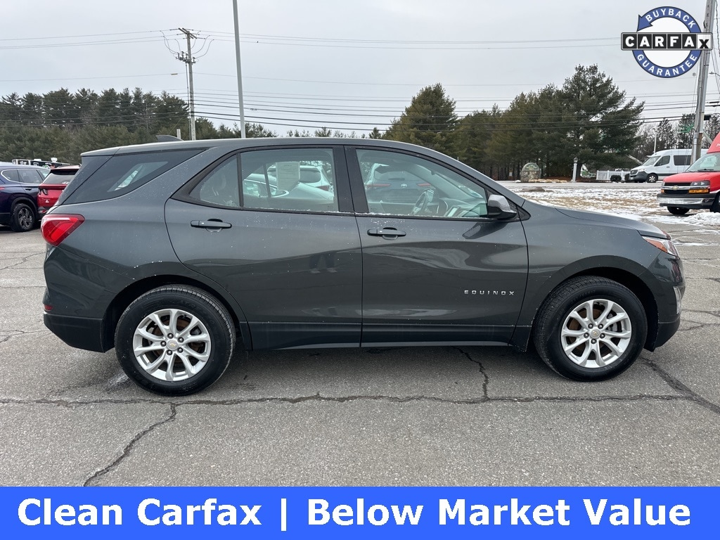 Used 2018 Chevrolet Equinox LS with VIN 2GNAXREV4J6327980 for sale in North Hampton, NH