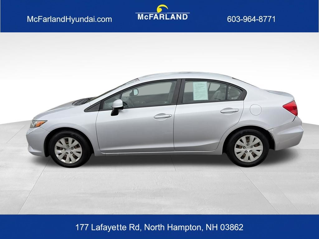 Used 2012 Honda Civic LX with VIN 2HGFB2F57CH323966 for sale in North Hampton, NH