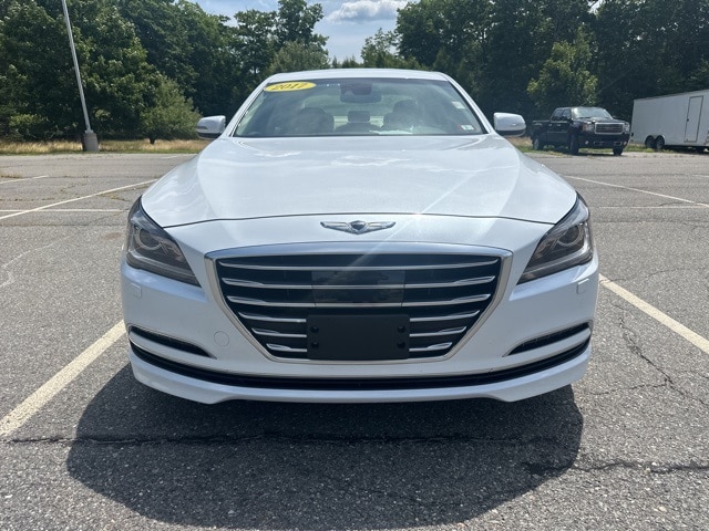 Used 2017 GENESIS G80 Base with VIN KMHGN4JE6HU172695 for sale in North Hampton, NH