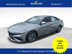 2026 Hyundai Elantra Hybrid Blue Sedan