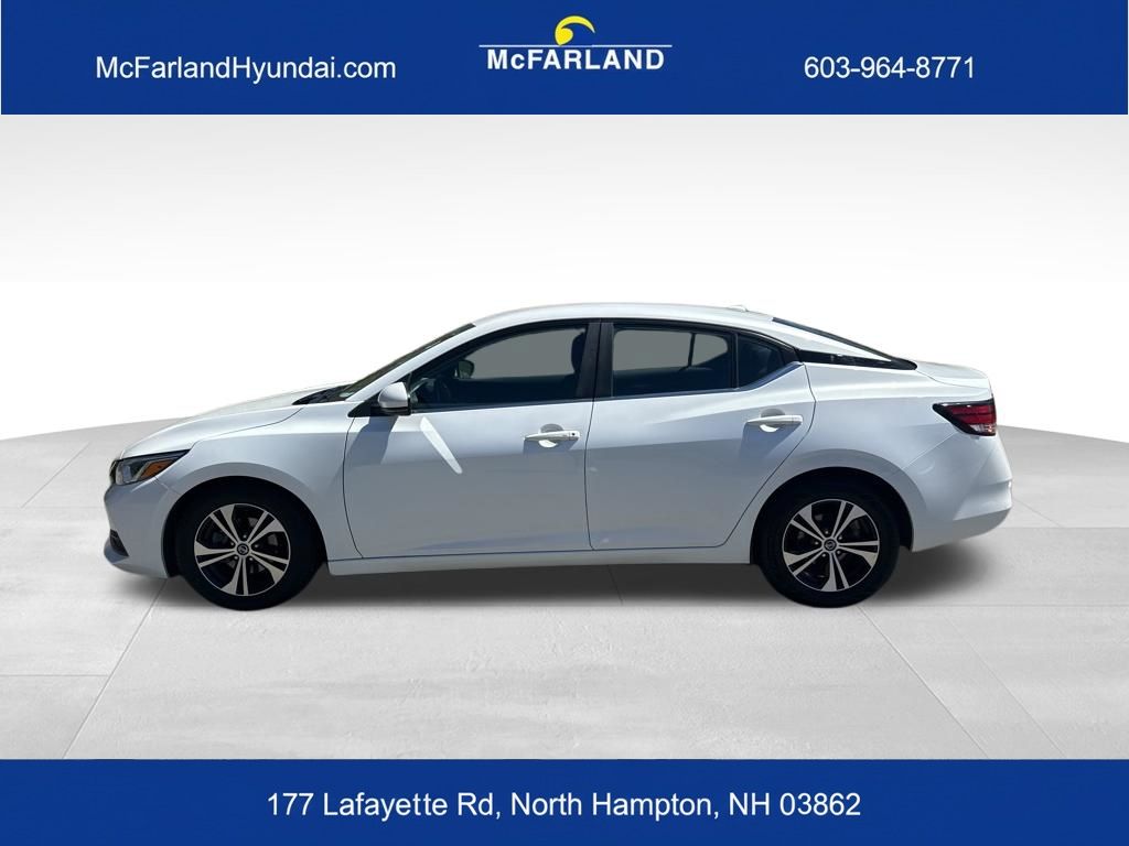 Used 2020 Nissan Sentra SV with VIN 3N1AB8CV6LY228859 for sale in North Hampton, NH