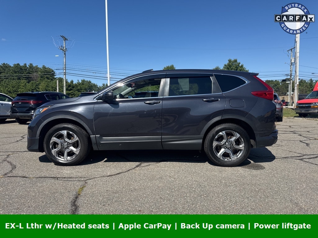 Used 2018 Honda CR-V EX-L with VIN 5J6RW2H81JL037211 for sale in North Hampton, NH