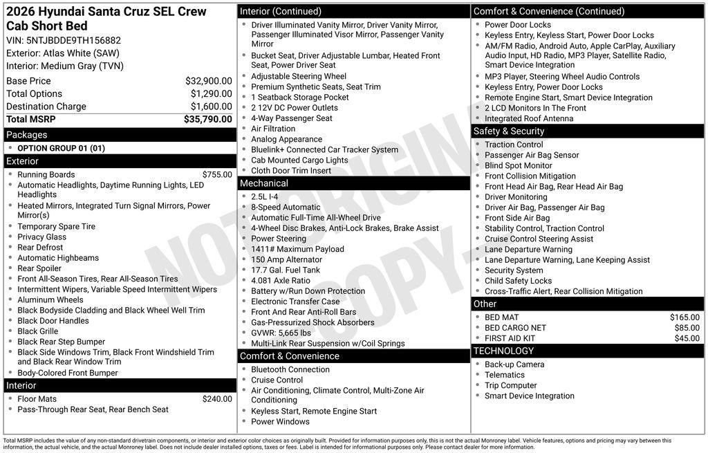 2026 Hyundai Santa Cruz SEL - Photo 24