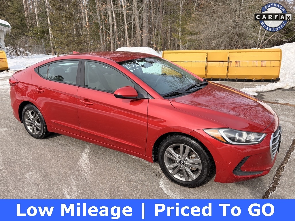 Used 2018 Hyundai Elantra SEL with VIN 5NPD84LF0JH257262 for sale in North Hampton, NH