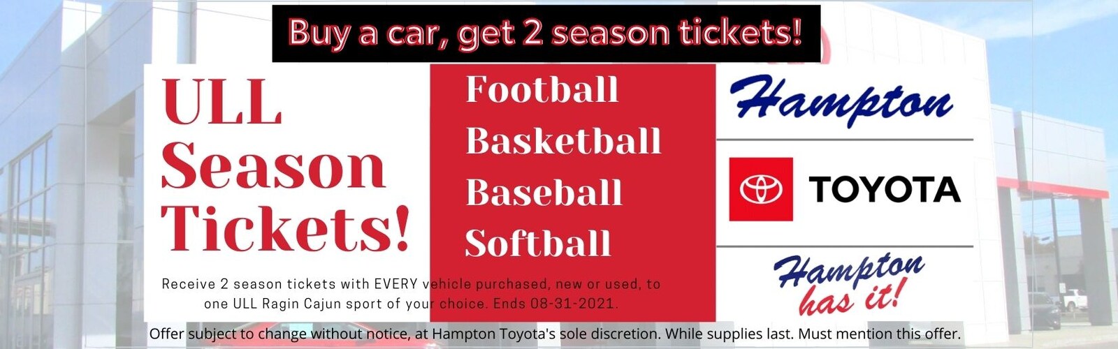 Hampton Toyota Car Dealership Lafayette, LA Near Opelousas