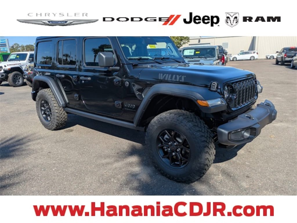 New 2026 Jeep Wrangler 4-DOOR WILLYS Sport Utility