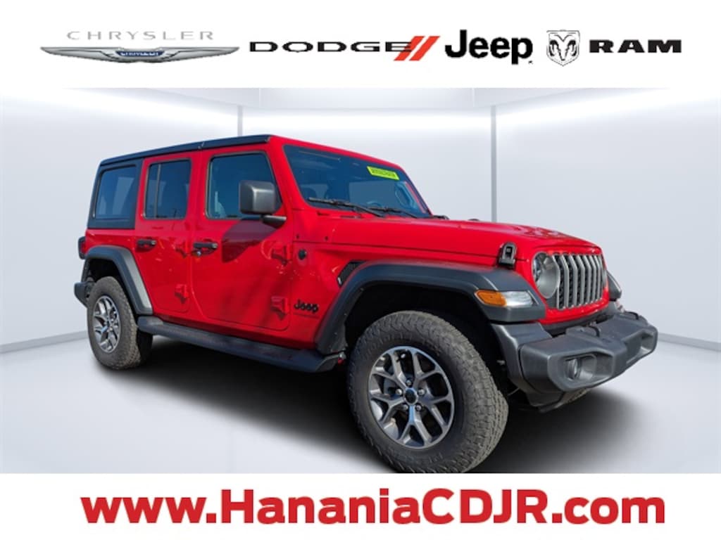 New 2025 Jeep Wrangler 4-DOOR SPORT S Sport Utility