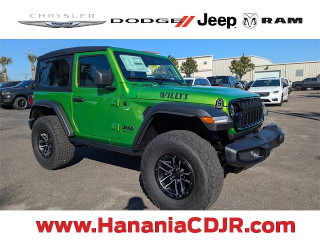 New 2026 Jeep Wrangler 2-DOOR WILLYS Sport Utility