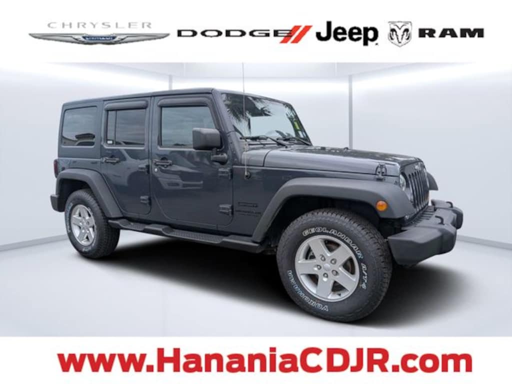 Used 2016 Jeep Wrangler JK Unlimited Sport 4X4 SUV