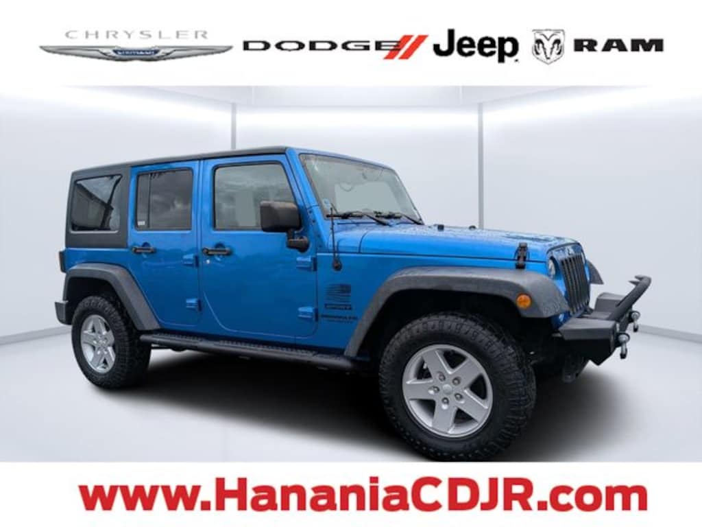 Used 2016 Jeep Wrangler JK Unlimited Sport 4X4 SUV