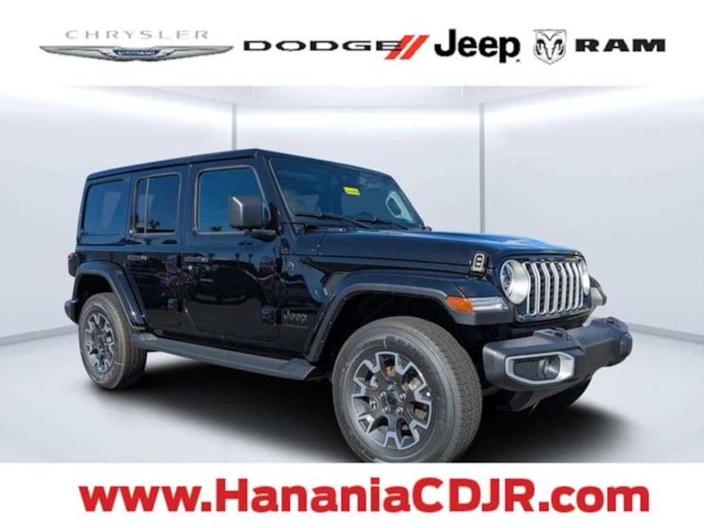 New 2025 Jeep Wrangler 4-DOOR SAHARA Sport Utility