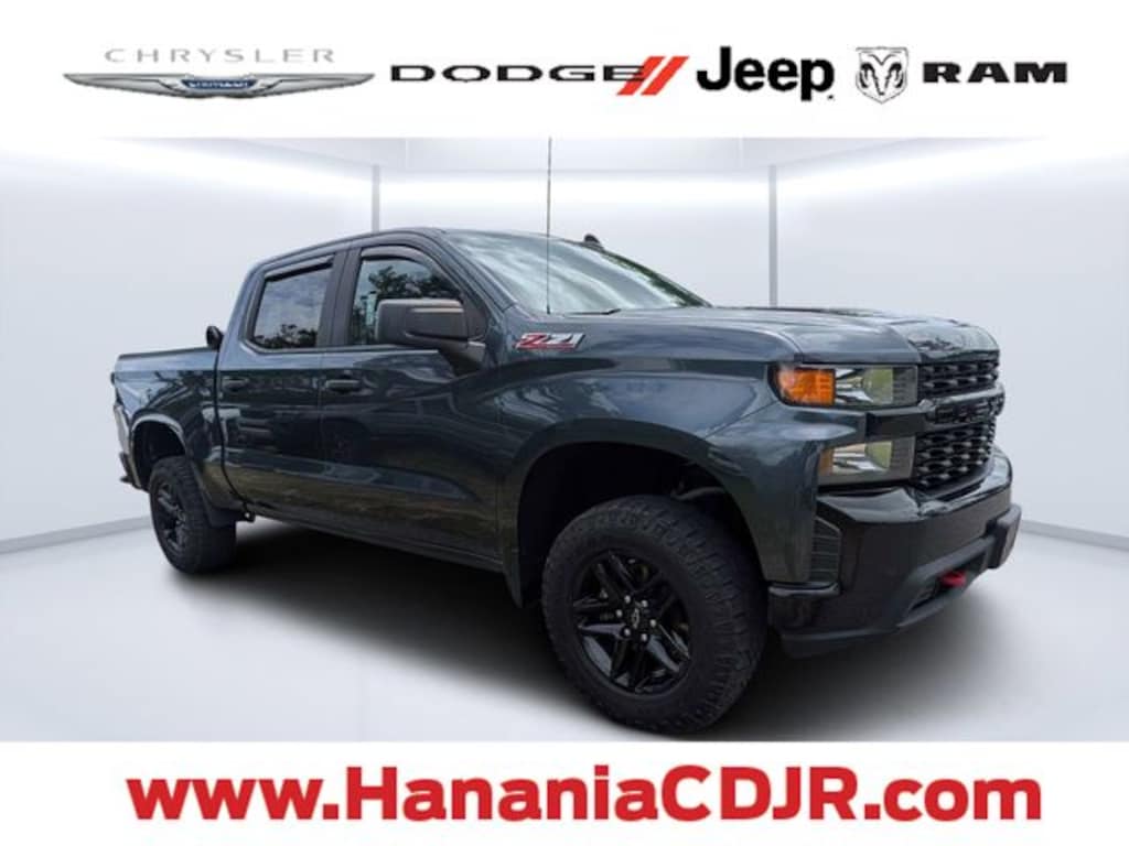 Used 2021 Chevrolet Silverado 1500 Custom Trail Boss Truck Crew Cab