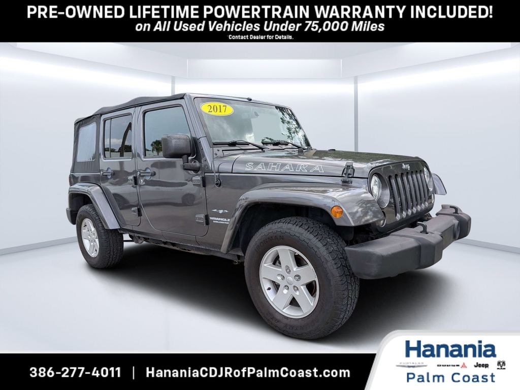 Used 2017 Jeep Wrangler JK Unlimited Sahara 4x4 SUV