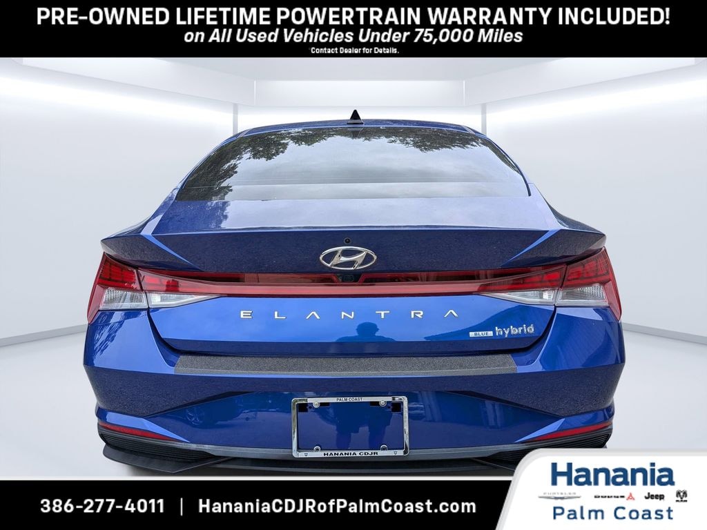 Used 2023 Hyundai Elantra HEV Blue Sedan