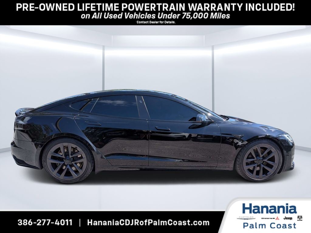 Used 2021 Tesla Model S Plaid with VIN 5YJSA1E6XMF437973 for sale in Palm Coast, FL