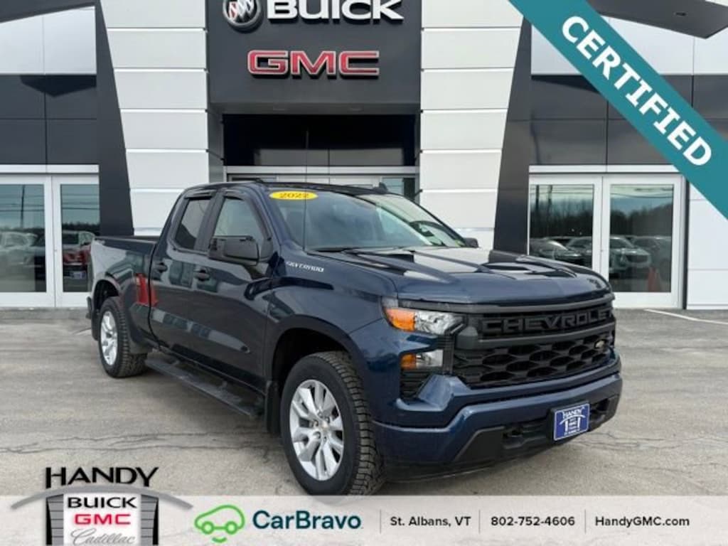 Used 2022 Chevrolet Silverado 1500 Custom Truck Double Cab