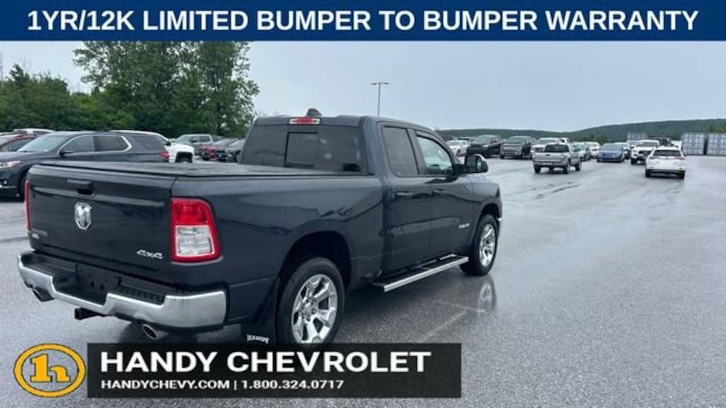 Used 2021 Ram 1500 Big Horn Quad Cab 4x4 64 Box Truck