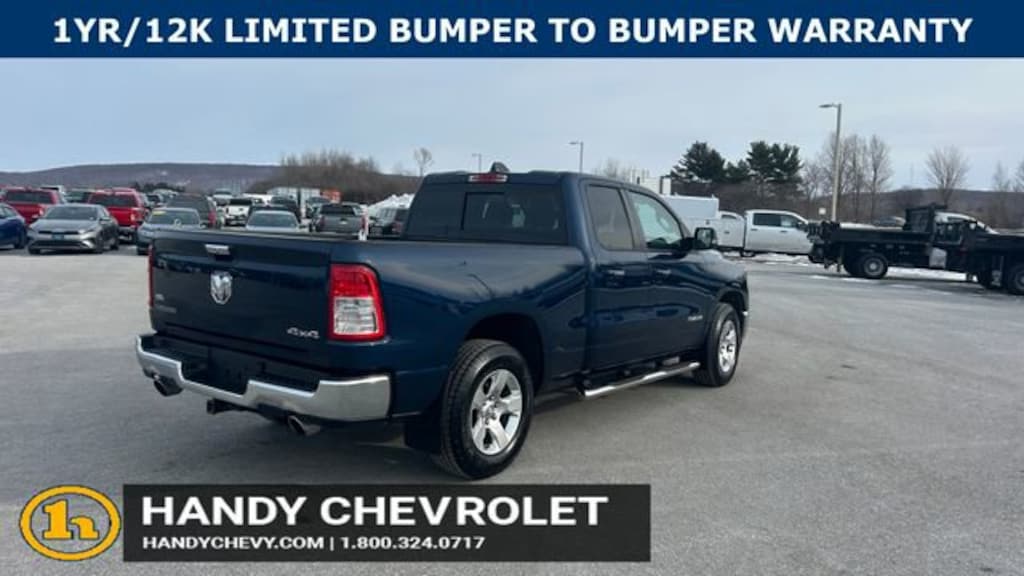 Used 2020 Ram 1500 Big Horn Quad Cab 4x4 64 Box Truck