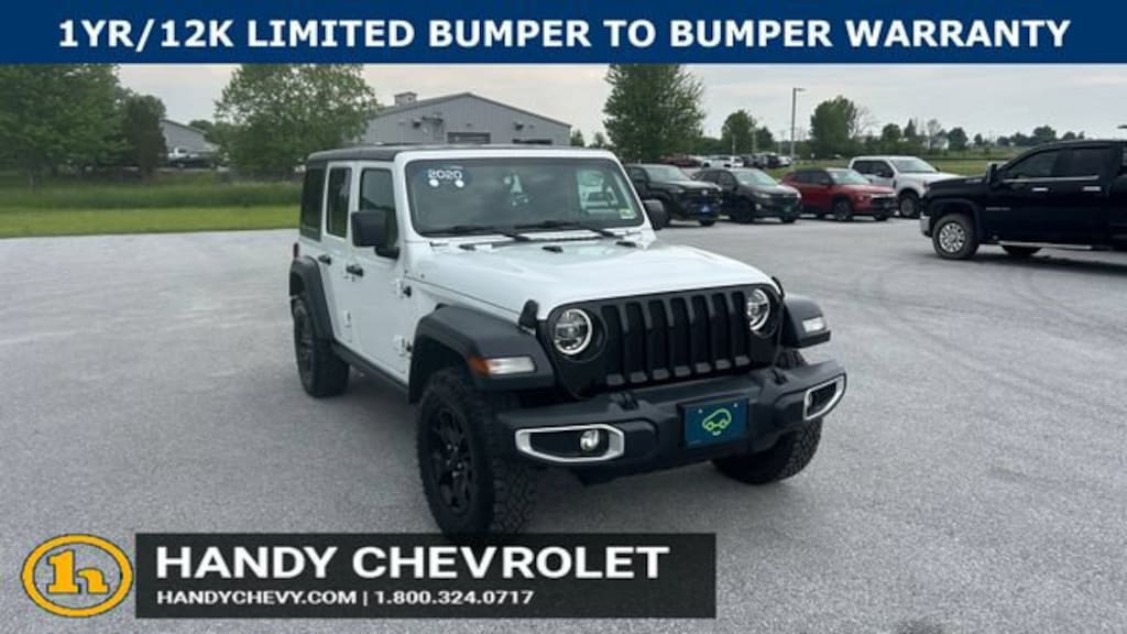Used 2020 Jeep Wrangler Unlimited Willys 4x4 SUV