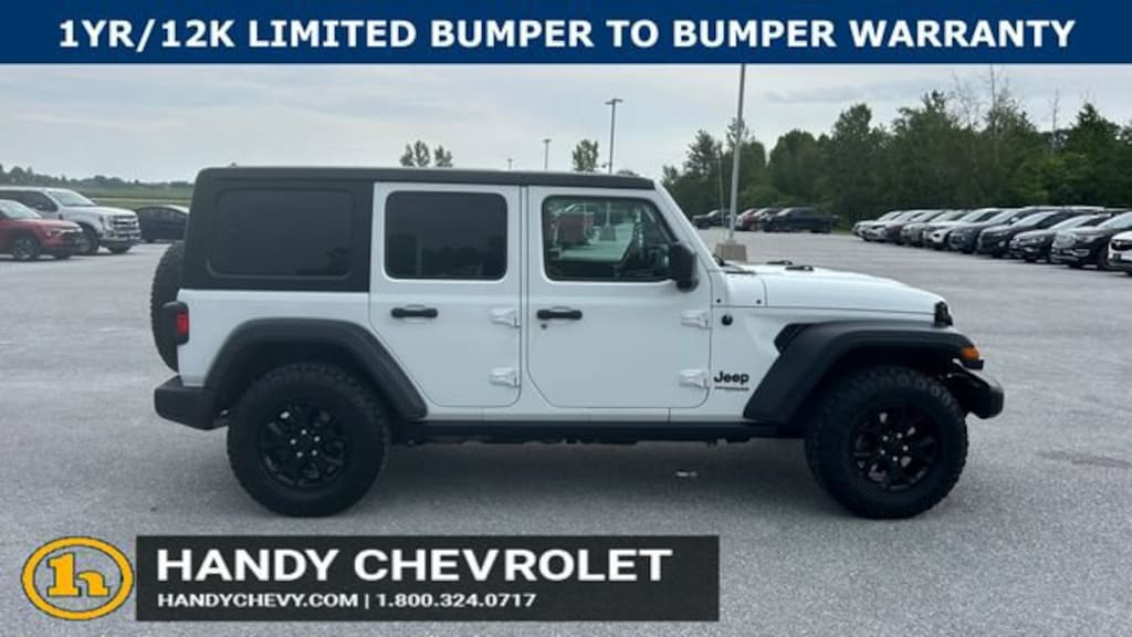 Used 2020 Jeep Wrangler Unlimited Willys 4x4 SUV