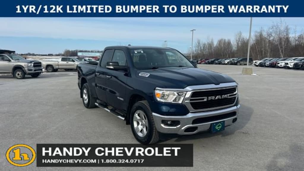 Used 2020 Ram 1500 Big Horn Quad Cab 4x4 64 Box Truck