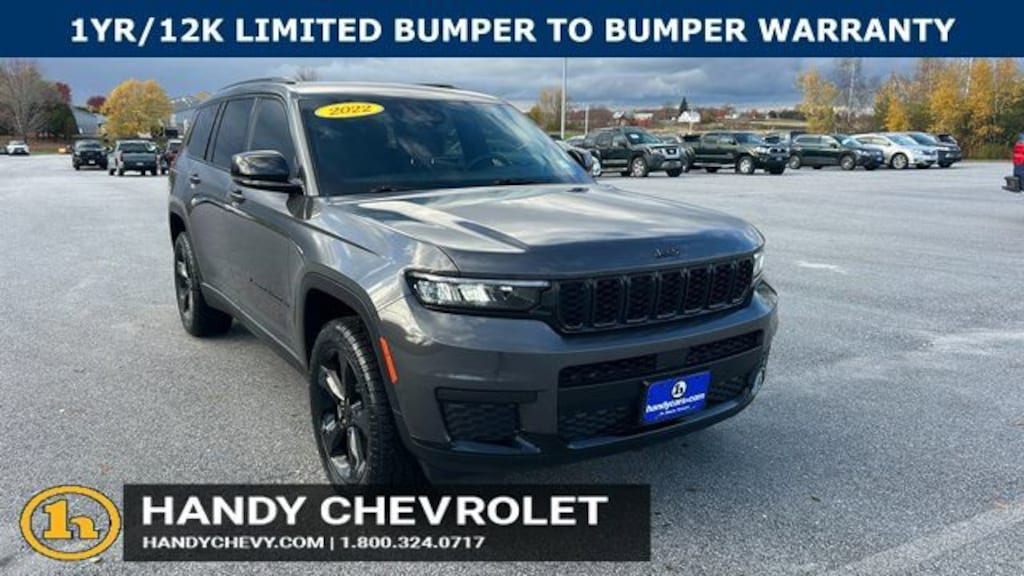 Used 2022 Jeep Grand Cherokee L Altitude 4x4 SUV