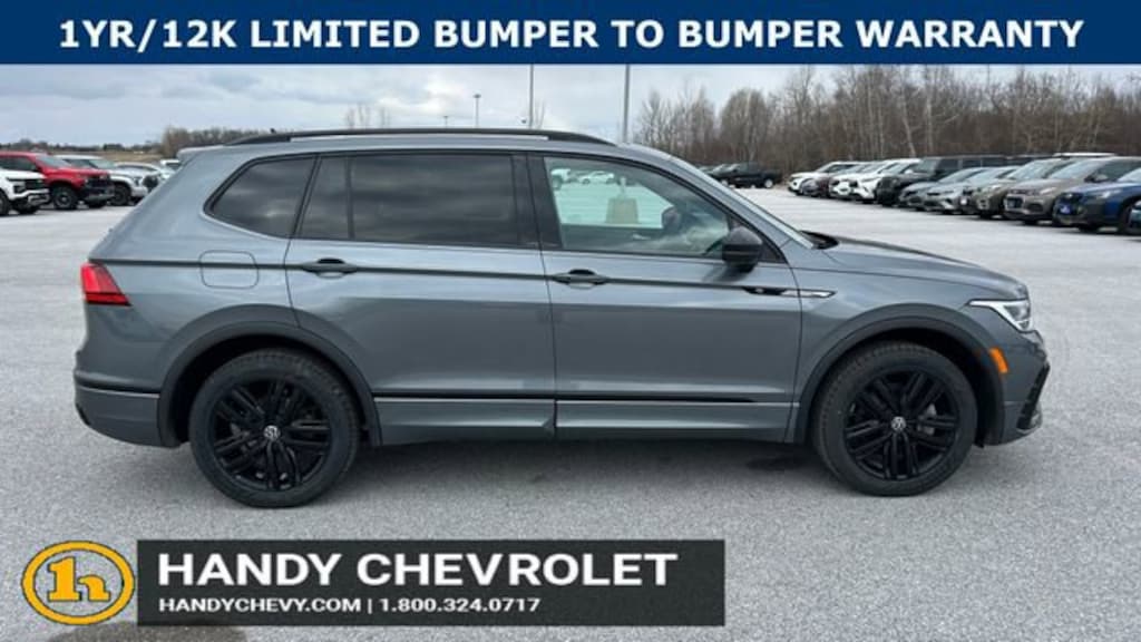 Used 2022 Volkswagen Tiguan 2.0T SE R-Line Black SUV