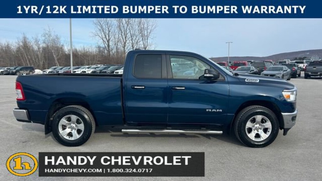Used 2020 Ram 1500 Big Horn Quad Cab 4x4 64 Box Truck