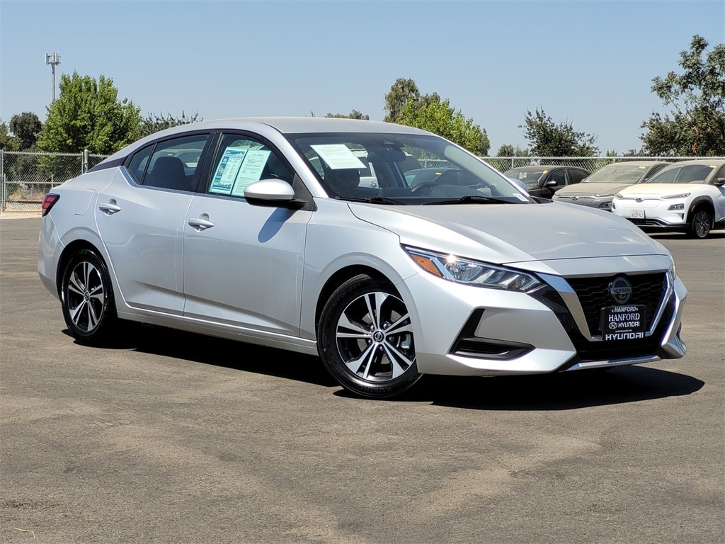 Used 2021 Nissan Sentra SV with VIN 3N1AB8CV2MY266669 for sale in Hanford, CA