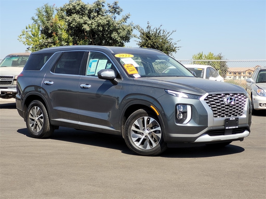 Used 2022 Hyundai Palisade SEL with VIN KM8R24HE4NU357282 for sale in Hanford, CA