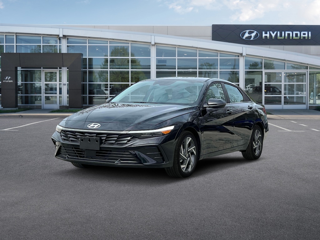New 2025 Abyss Black Hyundai Elantra Hybrid For Sale at Hanford Hyundai