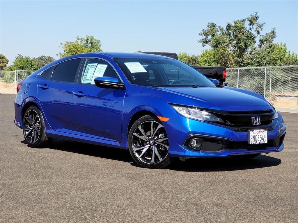 Used 2020 Honda Civic Sport with VIN 2HGFC2F82LH502889 for sale in Hanford, CA